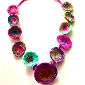 New Handmade crochet necklace